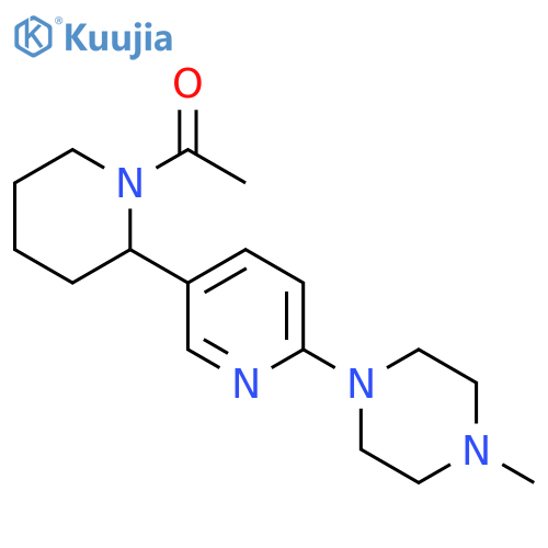 1-[6-(4-Methyl-piperazin-1-yl)-3,4,5,6-tetrahydro-2H-[2,3]bipyridinyl-1-yl]-ethanone structure