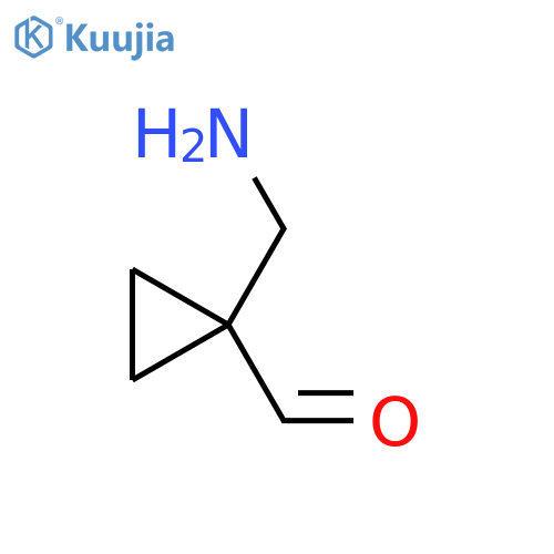 1-(Aminomethyl)cyclopropane-1-carbaldehyde structure