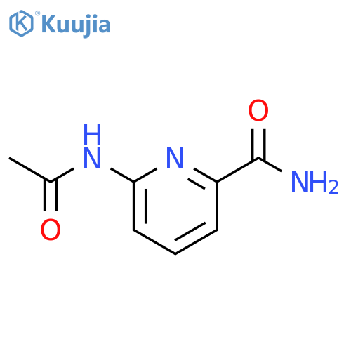 6-acetamidopyridine-2-carboxamide structure