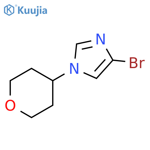 4-bromo-1-(oxan-4-yl)-1H-imidazole structure