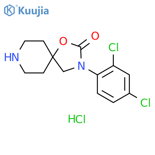 3-(2,4-dichlorophenyl)-1-oxa-3,8-diazaspiro[4.5]decan-2-one hydrochloride structure