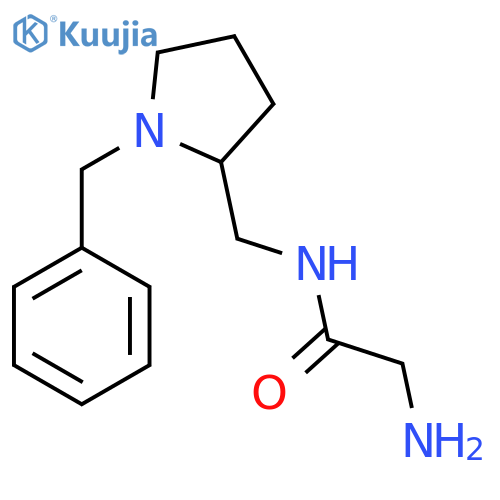 2-Amino-N-(1-benzyl-pyrrolidin-2-ylmethyl)-acetamide structure