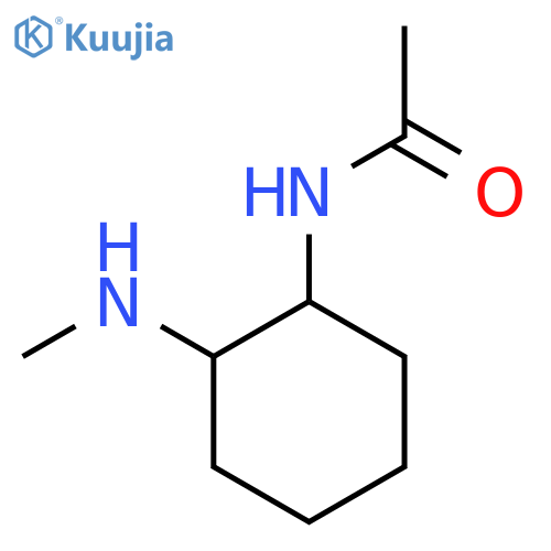 N-(2-Methylamino-cyclohexyl)-acetamide structure