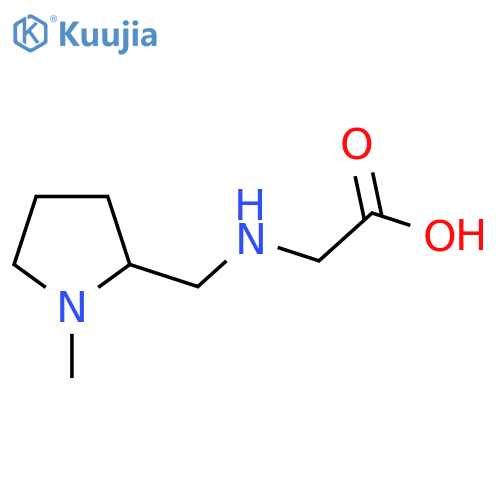 [(1-Methyl-pyrrolidin-2-ylmethyl)-amino]-acetic acid structure