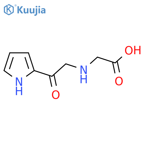 [2-Oxo-2-(1H-pyrrol-2-yl)-ethylamino]-acetic acid structure