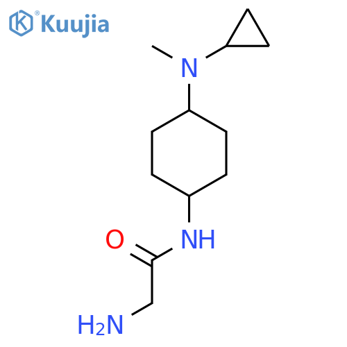 2-Amino-N-[4-(cyclopropyl-methyl-amino)-cyclohexyl]-acetamide structure
