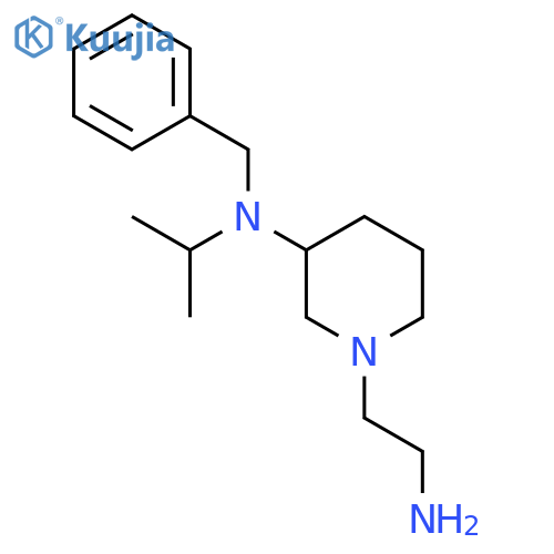 [1-(2-Amino-ethyl)-piperidin-3-yl]-benzyl-isopropyl-amine structure