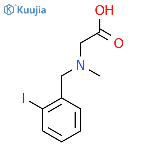 [(2-Iodo-benzyl)-methyl-amino]-acetic acid structure
