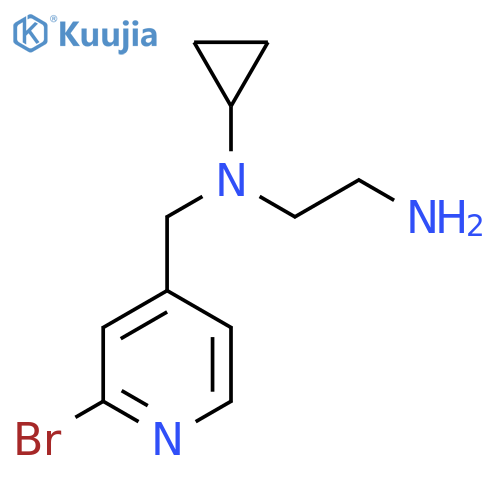 N*1*-(2-Bromo-pyridin-4-ylmethyl)-N*1*-cyclopropyl-ethane-1,2-diamine structure
