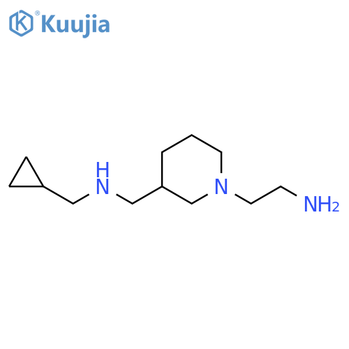 [1-(2-Amino-ethyl)-piperidin-3-ylmethyl]-cyclopropyl-methyl-amine structure
