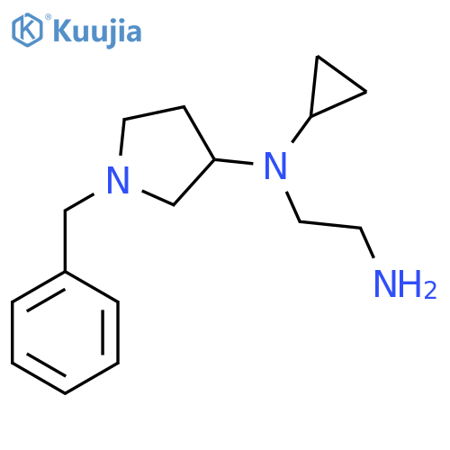 N*1*-(1-Benzyl-pyrrolidin-3-yl)-N*1*-cyclopropyl-ethane-1,2-diamine structure