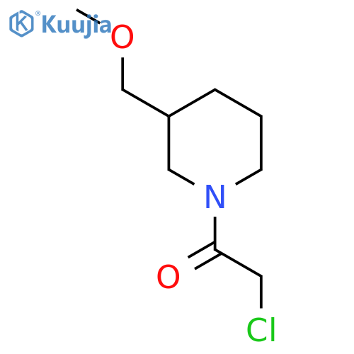 2-chloro-1-[3-(methoxymethyl)piperidin-1-yl]ethan-1-one structure