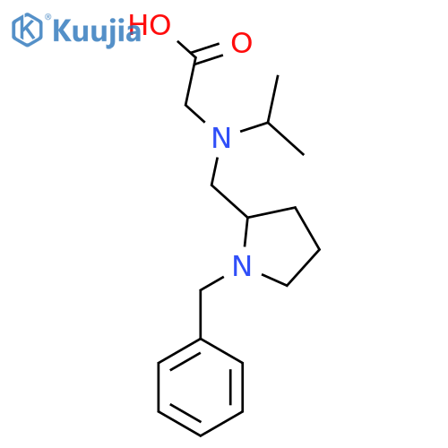 [(1-Benzyl-pyrrolidin-2-ylmethyl)-isopropyl-amino]-acetic acid structure