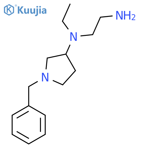 N*1*-(1-Benzyl-pyrrolidin-3-yl)-N*1*-ethyl-ethane-1,2-diamine structure