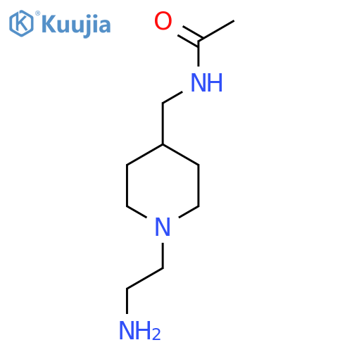 N-[1-(2-Amino-ethyl)-piperidin-4-ylmethyl]-acetamide structure