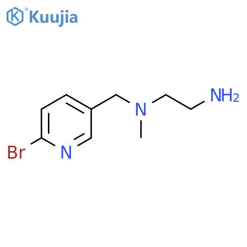 N*1*-(6-Bromo-pyridin-3-ylmethyl)-N*1*-methyl-ethane-1,2-diamine structure