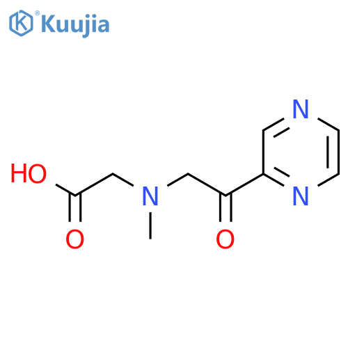 [Methyl-(2-oxo-2-pyrazin-2-yl-ethyl)-amino]-acetic acid structure