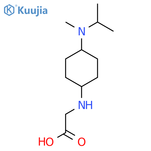 [4-(Isopropyl-methyl-amino)-cyclohexylamino]-acetic acid structure
