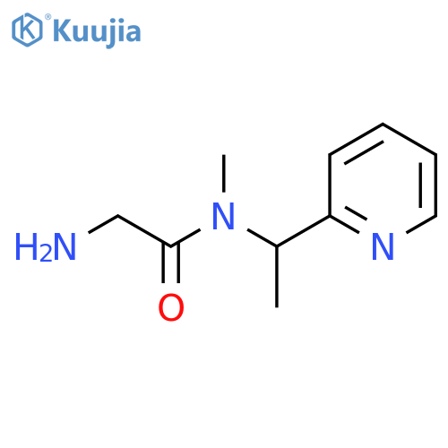 2-Amino-N-methyl-N-(1-pyridin-2-yl-ethyl)-acetamide structure