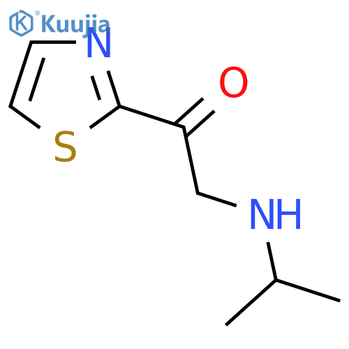 2-Isopropylamino-1-thiazol-2-yl-ethanone structure
