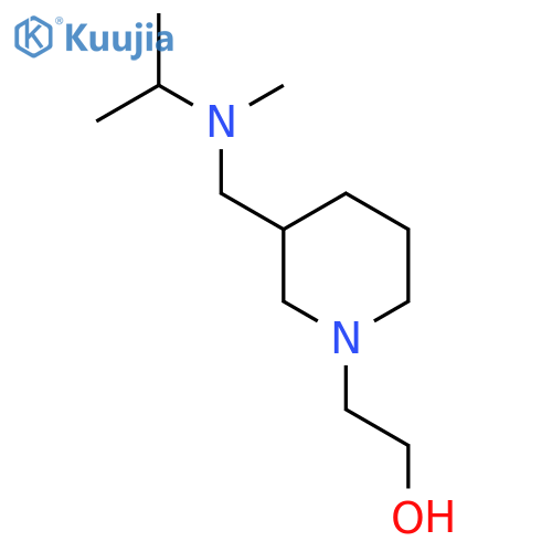 2-{3-[(Isopropyl-methyl-amino)-methyl]-piperidin-1-yl}-ethanol structure