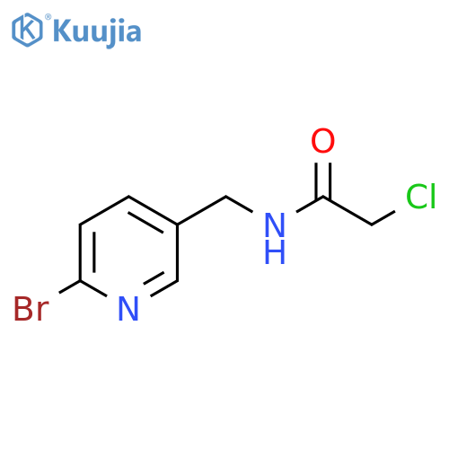 N-(6-Bromo-pyridin-3-ylmethyl)-2-chloro-acetamide structure