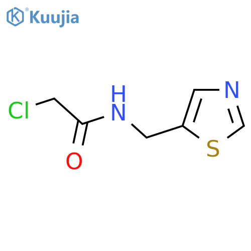 2-Chloro-N-thiazol-5-ylmethyl-acetamide structure