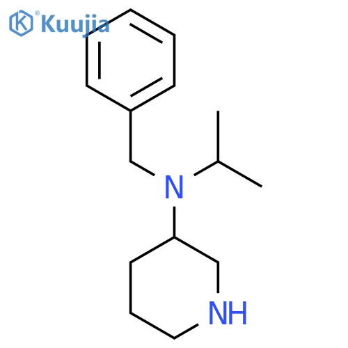 Benzyl-isopropyl-piperidin-3-yl-amine structure