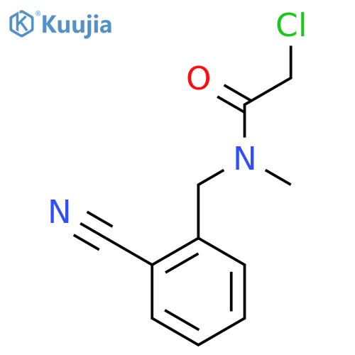 2-Chloro-N-(2-cyano-benzyl)-N-methyl-acetamide structure