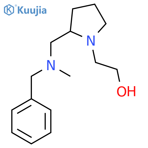 2-{2-[(Benzyl-methyl-amino)-methyl]-pyrrolidin-1-yl}-ethanol structure