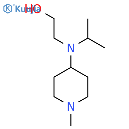 2-[Isopropyl-(1-methyl-piperidin-4-yl)-amino]-ethanol structure
