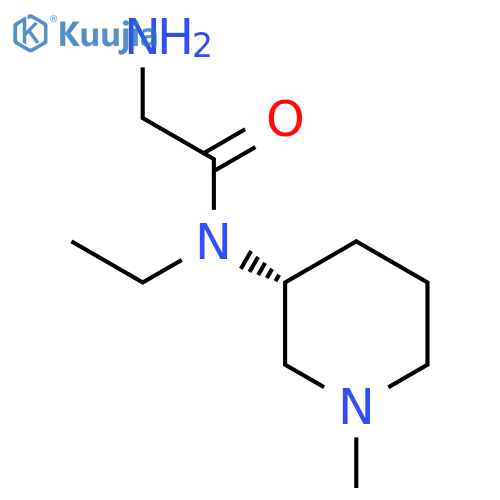 2-Amino-N-ethyl-N-((R)-1-methyl-piperidin-3-yl)-acetamide structure