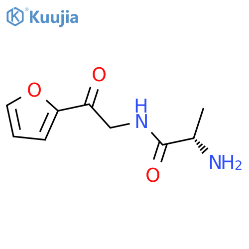 (S)-2-Amino-N-(2-furan-2-yl-2-oxo-ethyl)-propionamide structure