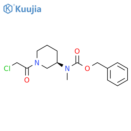 [(R)-1-(2-Chloro-acetyl)-piperidin-3-yl]-Methyl-carbaMic acid benzyl ester structure