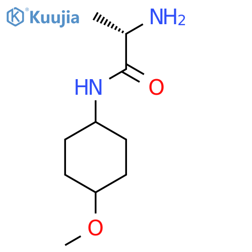 (S)-2-Amino-N-(4-methoxy-cyclohexyl)-propionamide structure