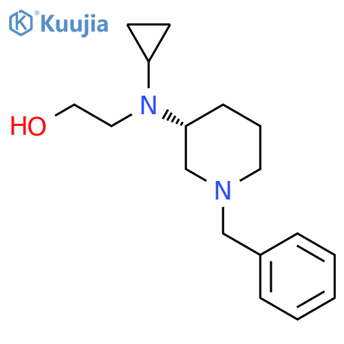 2-[((R)-1-Benzyl-piperidin-3-yl)-cyclopropyl-amino]-ethanol structure