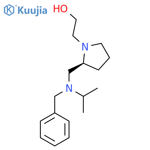 2-{(S)-2-[(Benzyl-isopropyl-amino)-methyl]-pyrrolidin-1-yl}-ethanol structure