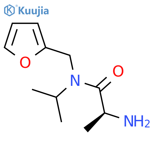 (S)-2-Amino-N-furan-2-ylmethyl-N-isopropyl-propionamide structure