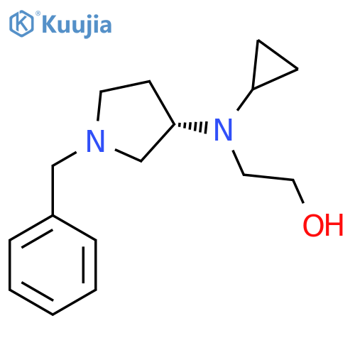 2-[((S)-1-Benzyl-pyrrolidin-3-yl)-cyclopropyl-amino]-ethanol structure
