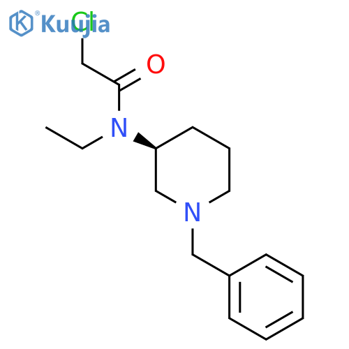 N-((S)-1-Benzyl-piperidin-3-yl)-2-chloro-N-ethyl-acetamide structure
