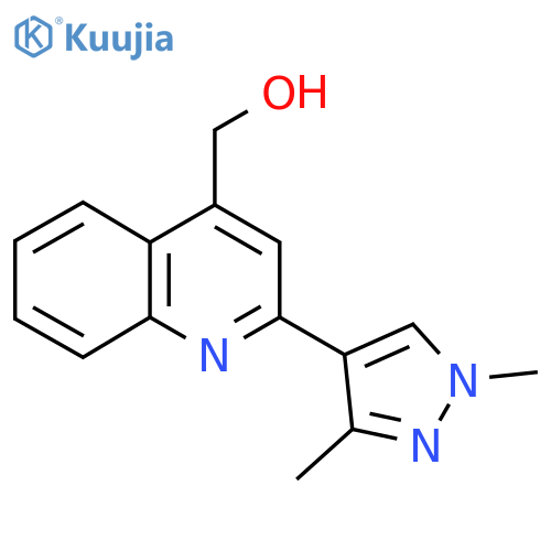 (2-(1,3-Dimethyl-1H-pyrazol-4-yl)quinolin-4-yl)methanol structure