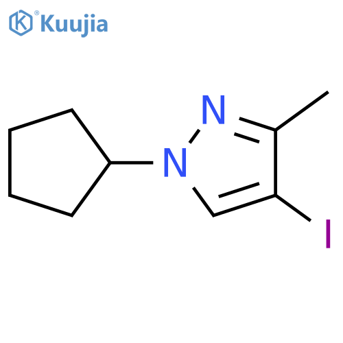 1-Cyclopentyl-4-iodo-3-methyl-1H-pyrazole structure