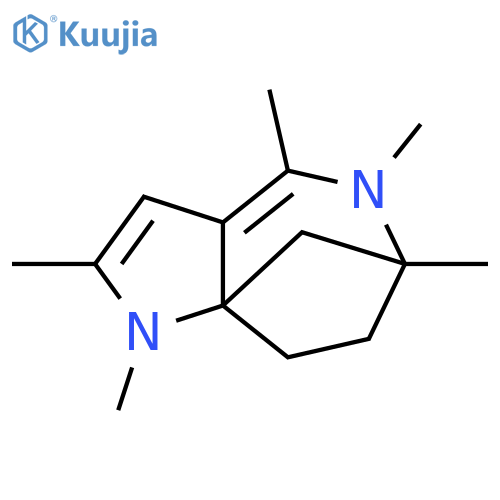 1,2,4,5,6-pentamethyl-5,6,7,8-tetrahydro-1H-6,8a-methanopyrrolo[3,2-c]azepine structure