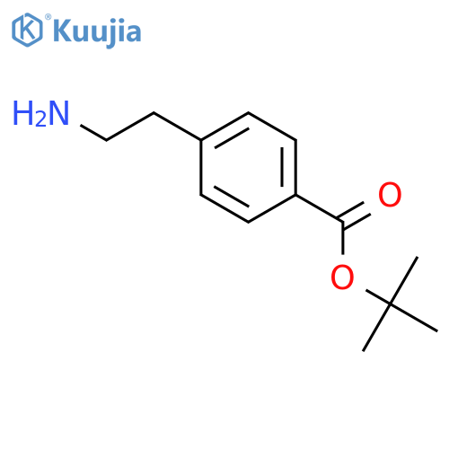 tert-Butyl 4-(2-aminoethyl)benzoate structure