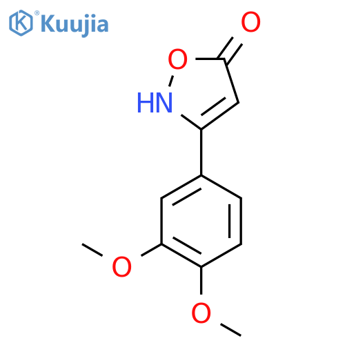 3-(3,4-Dimethoxyphenyl)-1,2-oxazol-5-ol structure