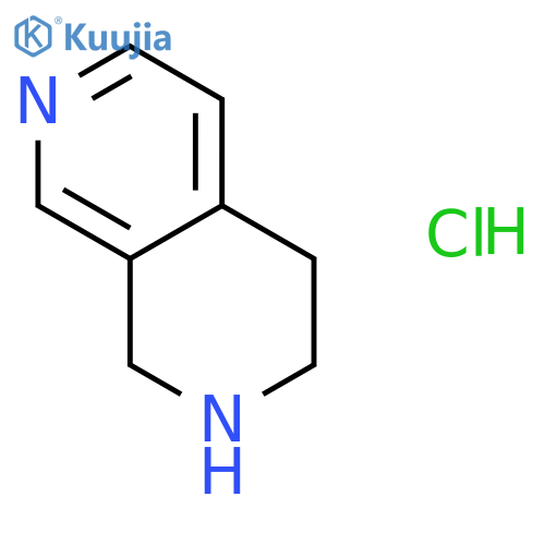 1,2,3,4-Tetrahydro-2,7-naphthyridine hydrochloride structure