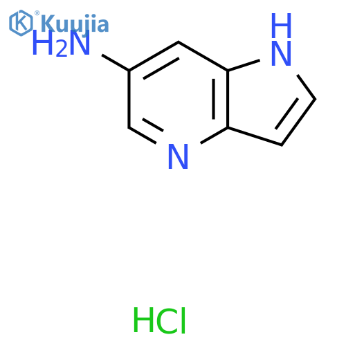1H-Pyrrolo[3,2-b]pyridin-6-amine hydrochloride structure