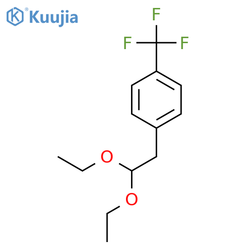 1-(2,2-Diethoxyethyl)-4-(trifluoromethyl)benzene structure