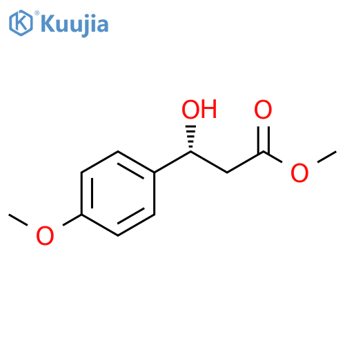 methyl (3R)-3-hydroxy-3-(4-methoxyphenyl)propanoate structure