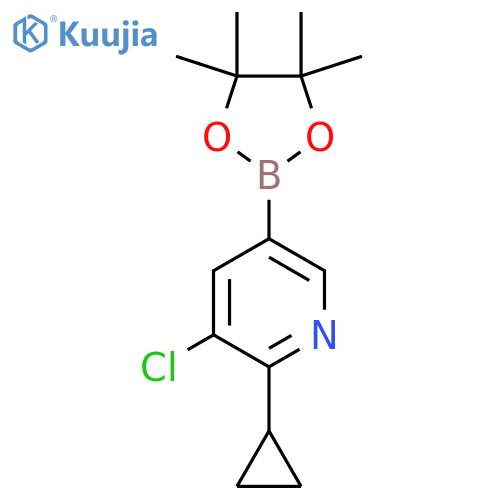 (5-Chloro-6-Cyclopropylpyridin-3-Yl)Boronic Acid Pinacol Ester structure